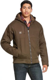 Ariat Rebar DuraCanvas Reitjacke für Herren aus Baumwolle wasserabweisend Winterjacke – Bild 1 von 6