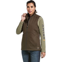 Produktbild von Ariat Rebar DuraCanvas Wasserdichte Ärmellose Damen Winterweste mit Kapuze