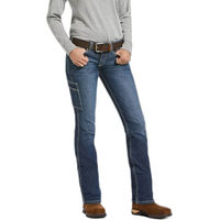 Produktbild von Ariat Rebar DuraStretch Riveter Reithose für Damen in Blau aus Baumwolle
