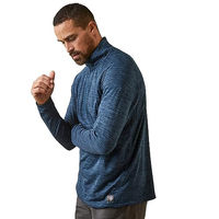 Produktbild von Ariat Rebar Gridwork Baselayer Reitshirt für Herren Blue Wink Teal Größe S