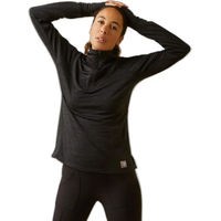 Produktbild von Ariat Rebar Gridwork Damen Long Sleeve 1/4 Zip Oberteil