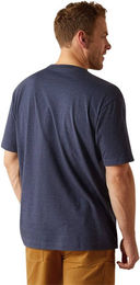 Ariat Rebar Reitshirt Herren aus Baumwolle Blau XL – Bild 1 von 3