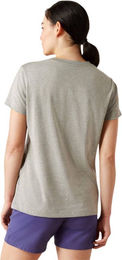 Ariat Rebar V-Neck Reitshirt aus Baumwolle für Damen in Grau XL – Bild 1 von 4