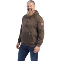 Produktbild von Ariat Rebar Workman Duracanvas Hoodie für Herren aus Baumwolle wasserabweisend Braun Größe S