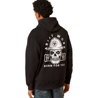 Produktbild von Ariat Rebar Workman Hardhead Hoodie Herren Kapuzenpullover Wasserabweisend Baumwolle Schwarz XS