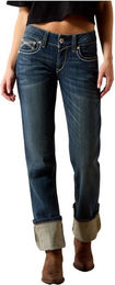 Ariat Reithose für Damen aus Baumwolle in Blau 27 L – Bild 1 von 4