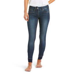 Produktbild von Ariat Reithose Halo Jeans FS für Damen aus Baumwolle Blau