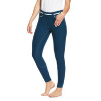 Produktbild von Ariat Reithose Heritage Elite Grip für Damen in Blau aus Nylon-Baumwoll-Mischung wasserabweisend