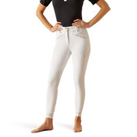 Produktbild von Ariat Reithose Tri Factor Grace Knee Patch für Damen in Weiß mit Silikon Grip