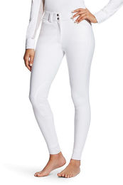 Produktbild von Ariat Reithose WMS Tri Factor KG Damen Weiß mit Kniegrip