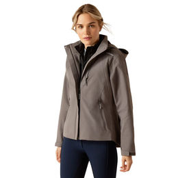 Produktbild von Ariat Reitjacke für Damen in Grau aus wasserdichtem Polyester mit bluesign-Zertifizierung