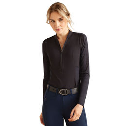 Produktbild von Ariat Reitshirt AR Breathe 1/2 Zip Damen Schwarz