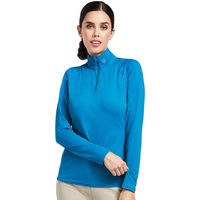 Produktbild von Ariat Reitshirt Baselayer Auburn 1/4 Zip Funktionsshirt Blau XS