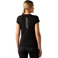 Produktbild von Ariat Reitshirt Damen aus Bio-Baumwolle Schwarz Größe S