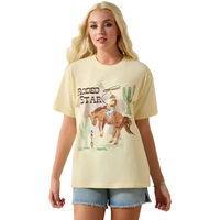 Produktbild von Ariat Reitshirt für Damen aus Baumwolle in Grün Pear Sorbet Beige Größe S