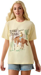 Ariat Reitshirt für Damen aus Baumwolle in Grün und Gelb Größe L – Bild 1 von 3