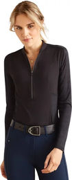 Produktbild von Ariat Reitshirt für Damen in Schwarz Größe S aus Nylon