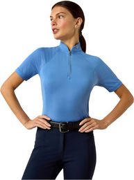 Ariat Reitshirt für Damen Sommer Blau Polyester XS – Bild 1 von 5