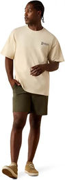 Ariat Reitshirt für Herren aus Baumwolle Beige Größe L – Bild 1 von 5