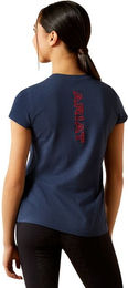 Ariat Reitshirt für Kinder aus Bio-Baumwolle Blau XXL – Bild 1 von 3