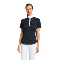 Produktbild von Ariat Reitshirt Showstopper Damen Kurzarm Weiß wasserabweisend