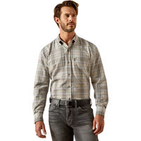 Produktbild von Ariat Reitshirt Simmental Herren aus Wolle in Grau und Beige Größe S