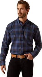 Produktbild von Ariat Reitshirt Simmental Herren Blau Wolle Größe S