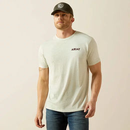 Produktbild von Ariat Reitshirt Straight Shoote für Herren in Grau Größe M