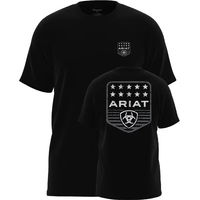 Produktbild von Ariat Reitshirt Stripe Patriotic für Herren in Schwarz Größe M