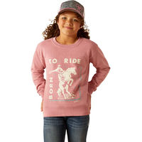 Produktbild von Ariat Rider Pullover für Mädchen aus Baumwolle Rosa Größe M
