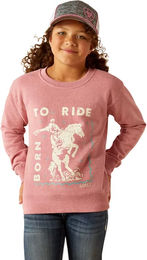 Produktbild von Ariat Rider Pullover für Mädchen aus Baumwolle Rosa XXL
