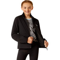 Produktbild von Ariat Rion StretchShell Reitjacke für Kinder mit Isolierung und wasserabweisender Funktion in Schwarz