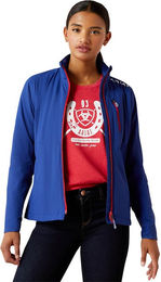Ariat Rion Team StretchShell Insulated Jacket Damen Blau XL wasserdicht – Bild 1 von 3