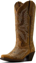 Ariat Round Up Collins Westernstiefel Damen aus Leder Braun – Bild 1 von 1