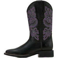 Produktbild von Ariat Round Up Damen Reitstiefel aus Leder in Schwarz Größe 39