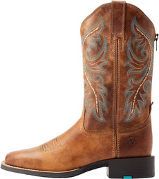 Produktbild von Ariat Round Up Reitstiefel aus Leder für Damen in Braun Größe 38,5