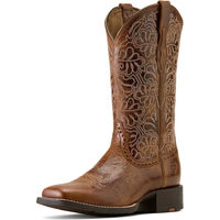Produktbild von Ariat Round Up Remuda Westernstiefel Damen aus Leder Braun Größe 36
