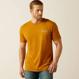 Produktbild von Ariat Scorpion Seal T-Shirt aus Baumwolle für Herren in Braun XXL