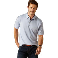 Produktbild von Ariat Shaldon Reit-Poloshirt für Herren aus Bio-Baumwolle Blau Größe L