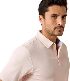 Produktbild von Ariat Shaldon Reit-Poloshirt für Herren in Rosa Größe M