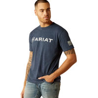 Produktbild von Ariat Shield T-Shirt für Herren aus Baumwolle Blau XXL