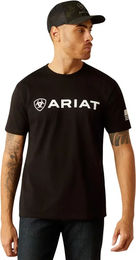 Produktbild von Ariat Shield T-Shirt für Herren aus Baumwolle Schwarz Größe L