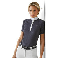 Produktbild von Ariat Showstopper Periscope Reitshirt Blau Grau Größe S