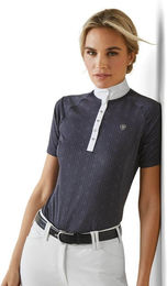 Ariat Showstopper Periscope Reitshirt XS Grau Blau – Bild 1 von 1