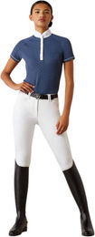 Ariat Showstopper x Show Shirt Reitshirt Damen Blau XL aus Polyester für den Sommer – Bild 1 von 3
