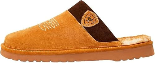 Ariat Silversmith AR2842-200 Herren Slipper aus Leder in Kastanienbraun Schokoladenbraun Größe 46 EU – Bild 1 von 6