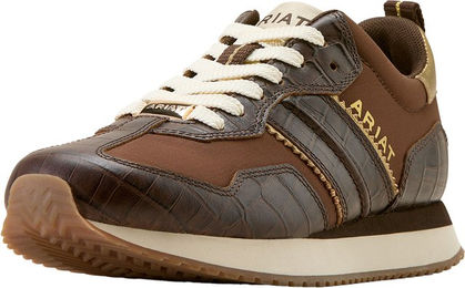 Ariat Sneaker Ranch Runner Damen Leder Braun Größe 38 B – Bild 1 von 4