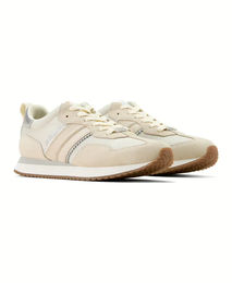 Ariat Sneaker Ranch Runner für Damen aus Leder in Beige Größe 36 B – Bild 1 von 2