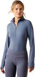Ariat SolVeil Langarmunterhemd Damen 1/2 Zip Sommer – Bild 1 von 1