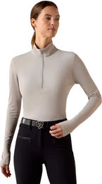 Ariat SolVeil Reitshirt Damen Langarm Sommer Reittrikot mit halbem Reißverschluss aus Nylon – Bild 1 von 5